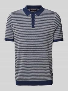 Michael Kors Regular fit poloshirt met structuurmotief, model 'TUCK STRIPE'