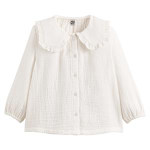 LA REDOUTE COLLECTIONS Blouse met claudinekraag, dubbele tetra