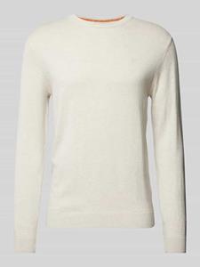 Tom Tailor Gebreide pullover met labelstitching, model 'BASIC'