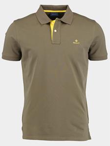 Gant Polo korte mouw contrast collar pique ss rugge 2052003/301