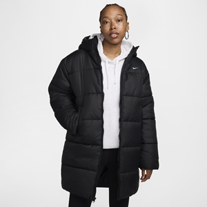 Nike Sportswear Classic Puffer Therma-FIT ruimvallende parka voor dames - Zwart