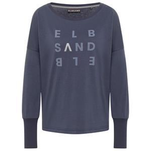 ELBSAND  Women's Ingiara T-Shirt - Longsleeve, blauw