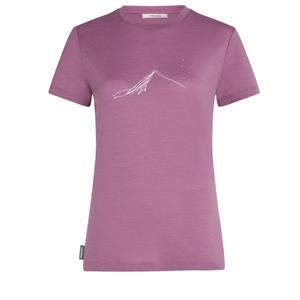 Icebreaker  Women's 150 Tech Lite S/S Southern Constellation - Merinoshirt, deco