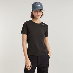 G-Star RAW Faux Embro Logo Top - Zwart - Dames