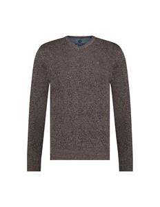 Fellows United Pullover V-neck Argyle Fantasy Brown  