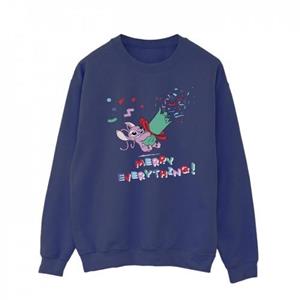 Disney Heren Lilo en Stitch Angel Merry Everything Sweatshirt