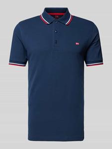 Christian Berg Men Poloshirt met labeldetail