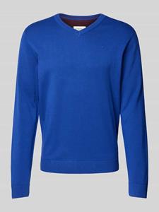 Tom Tailor Regular fit gebreide pullover met V-hals