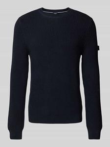 JOOP! JEANS Gebreide pullover met ronde hals, model 'Haro'