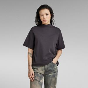 G-Star RAW Moto Logo Mock Top - Grijs - Dames