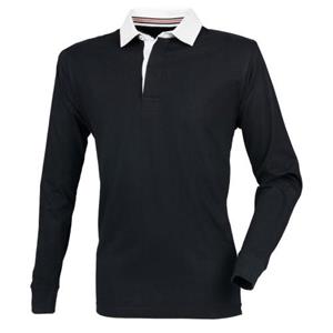 FRONT ROW Heren Premium rugbyshirt/top met lange mouwen