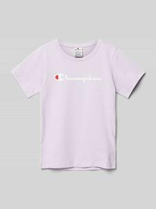 Champion T-shirt met labelprint