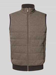 Bugatti Gilet met opstaande kraag