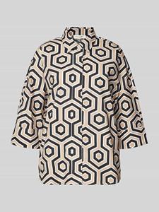 Christian Berg Woman Overhemdblouse met all-over motief