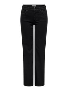 Only Onlblush Mid Straight Dnm Rea2343 Noos 15330777 Straight Leg Black Denim