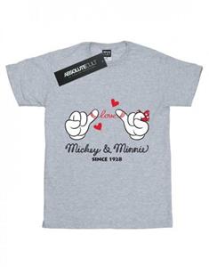 Disney jongens Mickey Mouse Love Hands T-shirt