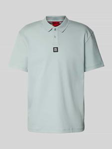 HUGO Regular fit poloshirt met labelbadge, model 'Deabono'