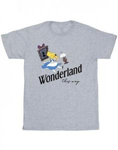 Disney meisjes Alice In Wonderland This Way katoenen T-shirt