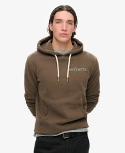 Superdry Mannen Tattoo Graphic Hoodie Khaki