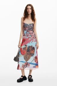 Desigual Midi-jurk met print M. Christian Lacroix - MATERIAL FINISHES