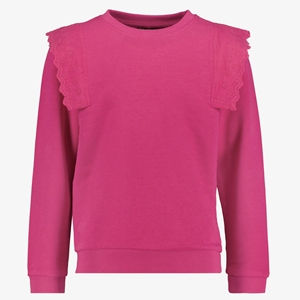 TwoDay meisjes sweater roze met ruches