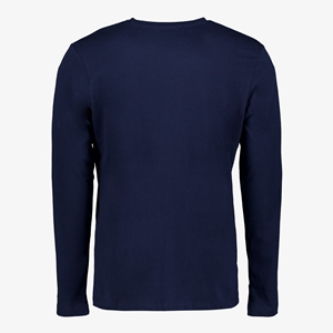 Produkt heren longsleeve shirt met tekstopdruk