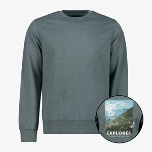 Produkt heren sweater met backprint