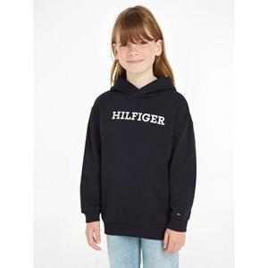 Tommy Hilfiger Hoodie U MONOTYPE HOODIE met logoborduursel op borsthoogte