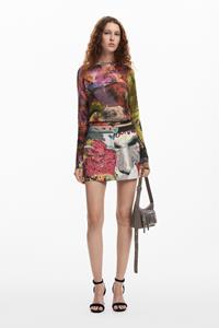 Desigual Korte bloemenrok M. Christian Lacroix - MATERIAL FINISHES