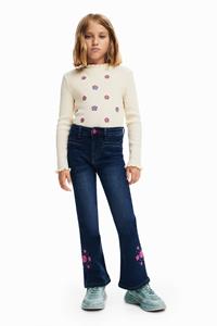 Desigual Uitlopende broek - BLUE