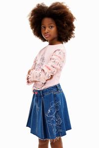 Desigual Minnie spijker minirok - BLUE