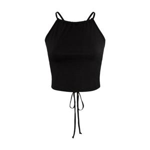 LSCN by LASCANA Crop-top met vetersluiting achter