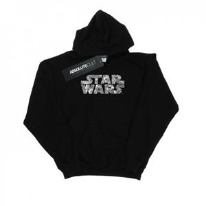 Star Wars hoodie met sierlogo voor meisjes