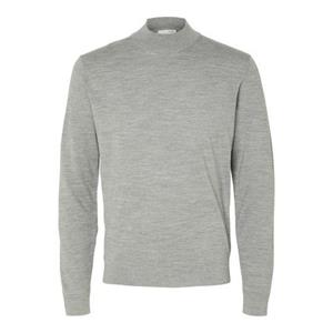 SELECTED HOMME Gebreide trui SLHTOWN MERINO COOLMAX KNIT MOCK B NOOS