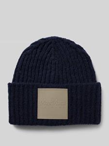 MaxMara Leisure Beanie met labelpatch, model 'BASTIA'