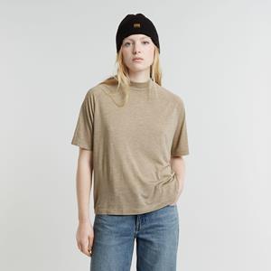 G-Star RAW Saddle Sleeve Boxy Top - Beige - Dames