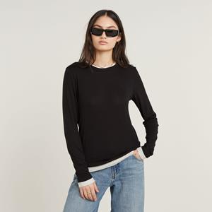 G-Star RAW Double Layer Top - Zwart - Dames