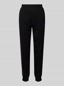 EA7 Emporio Armani Tapered fit sweatpants met labelstrepen