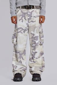 Jaded Man Trooper Snow Camo Cargo Pant