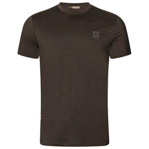 Härkila  Base All Season S/S T-Shirt - Merinoshirt, bruin