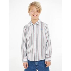 Tommy Hilfiger Overhemd met lange mouwen SPLIT GLOBAL STRIPE SHIRT