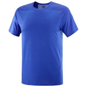 Salomon  Outline S/S Tee - Sportshirt, blauw