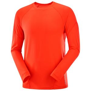 Salomon  Cross Run L/S Tee - Sportshirt, rood