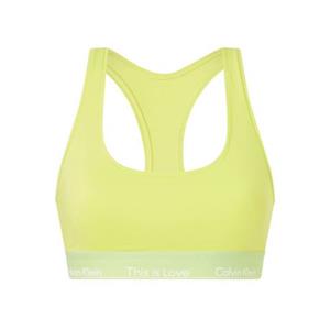 Calvin Klein Bralette UNLINED BRALETTE met contrasterend logo op de band onder de buste