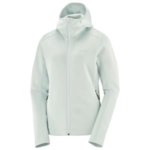 Salomon  Women's Sntial Midfleece Full Zip Hoodie - Fleecevest, grijs