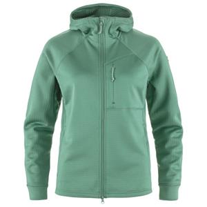 Fjällräven  Women's Abisko Grid Fleece Hoodie - Fleecevest, turkoois