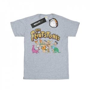 The Flintstones Het Flintstones Girls Group Distressed katoenen T-shirt