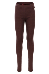 Looxs Revolution Meisjes legging rib donker chocolade