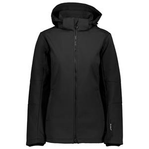 CMP  Women's Jacket Zip Hood Softshell - Softshelljack, zwart