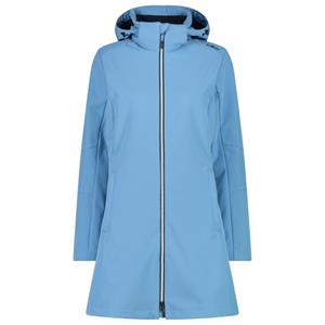 CMP  Women's Parka Zip Hood Softshell - Softshelljack, blauw